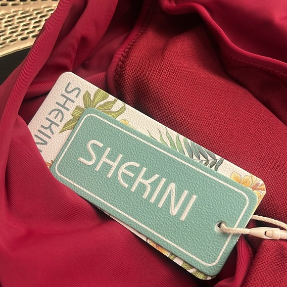 NWT SHEKINI Women's Bikini Bottom Twist Front Cheeky Ruched   Size XL - Picture 10 of 10